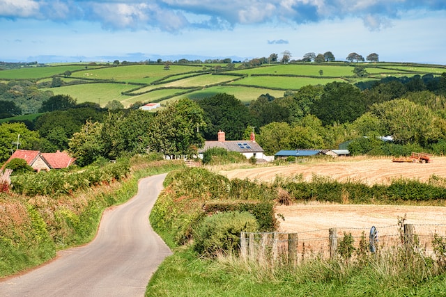 countryside in Branscombe